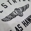 画像10: 【送料360円】 【ウエストライド】   パンヘッド HAWK ON WING プリントTシャツ   WEST RIDE 日本製 (10)