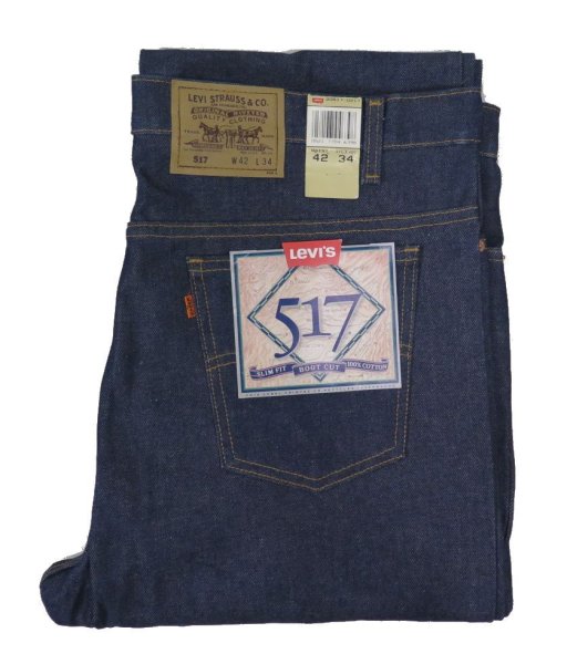 画像1: 【1980年代モデル】  リーバイス 517   デッドストック（未使用）   ブーツカットジーンズ   LEVIS 20517-0217 USA製【送料無料】 (1)