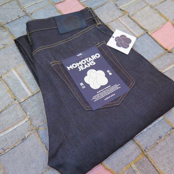 画像1: 【MOMOTARO JEANS】  14.7オンス スタンダード ワイド   ジッパーフライ MMJZ0400   岡山 児島 日本製【送料無料】 (1)